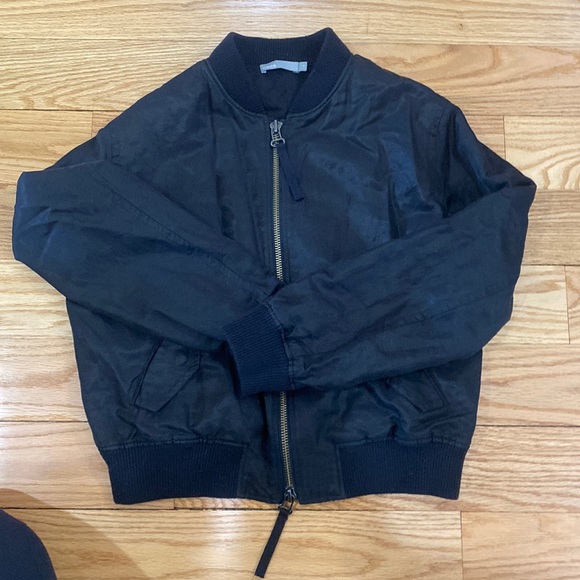 Vince Jackets Coats Vince Black Bomber Jacket Poshmark